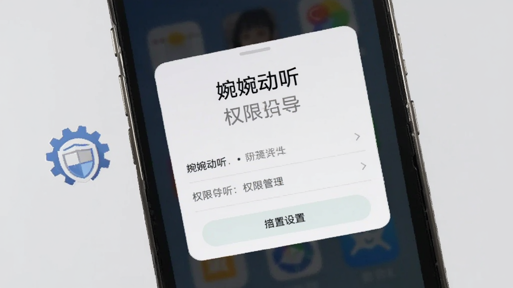画面展示一部手机屏幕出现