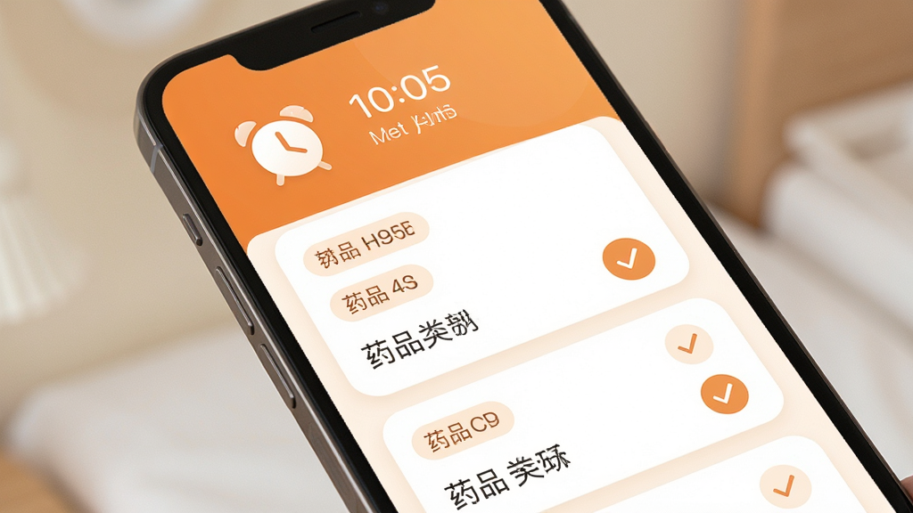 �¿�����ҩ���ѹ��ܽ��棬����Ϊ�ֻ���Ļ�е�����ͼ����ҩƷ�б�������Ϊ��Ƭʽ�������У��Ű����룬���Ϊ��ů�Ȱ�ɫ����ϸ�ڰ���ʱ���ǩ��ҩƷ���������빴ѡ��ť�����������ɾ��޶���Ԫ��