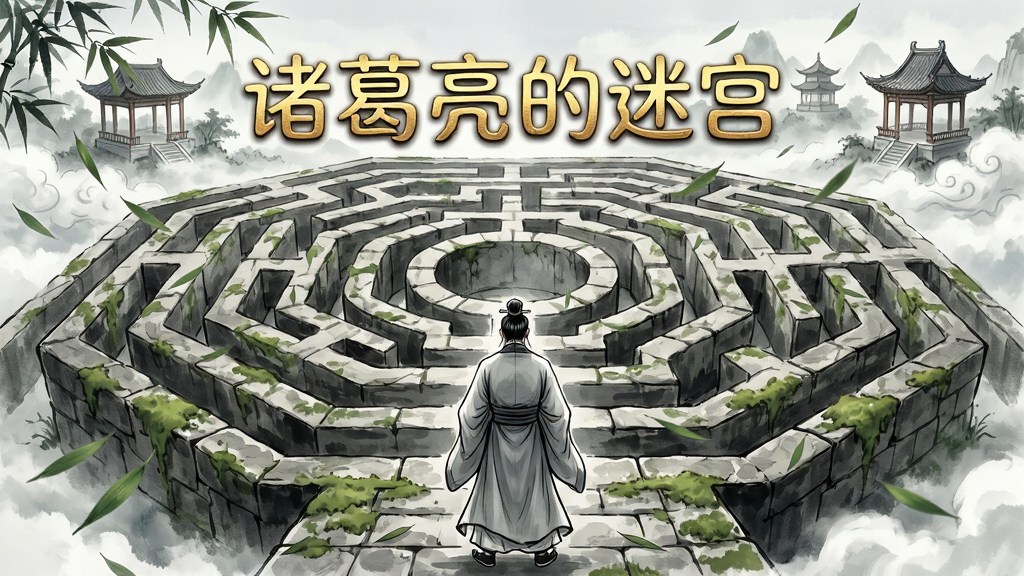��������Ϊһλ���Źŷ糤�۵����߱�Ӱվ���ھ޴�İ����Թ����ǰ�����ֲ������ĶԳƹ�ͼ���Թ��Ը����ӽ����������죬�Ű����������ơ���������Թ����Խ�ɫ׭���������ڻ����Ϸ�����λ�ã����Ϊ�ŷ�ˮī�廭���ϸ�ڰ���Ʈ�����Ҷ��ʯ���ϵ���̦������Զ���������ֵ�̨ͤ¥������������������Ҫ�����ϸ�塢�ɾ�ͨ͸���޶�������Ԫ��