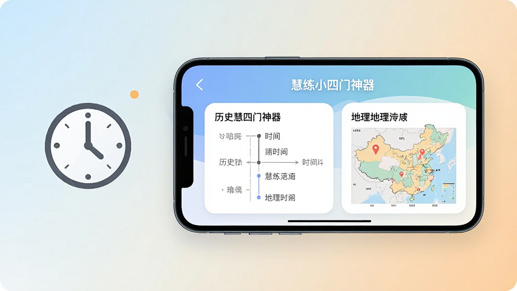 ����Ϊһ���ֻ�����չʾ������С�����������Ŀ����ټǿ�Ƭ���棬��Ƭ����ʾ��ʷʱ���������ͼ��������Ϊ�ֻ�λ�ڻ�������ƫ�ң�������״�����һ����Լʱ��ͼ��������Ƭʱ�䣬�Ű���ˬ�����Ϊ��ƽ����Ϣͼ��ϸ�ڰ�����ͽ��䱳�����������ֲ㼶�����ʸ��壬����ɾ����޶���Ԫ��