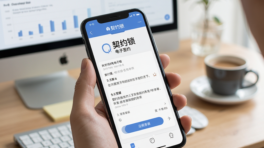契约锁电子签约 手机端签署界面展示