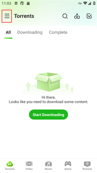 Torrent Player安卓版界面