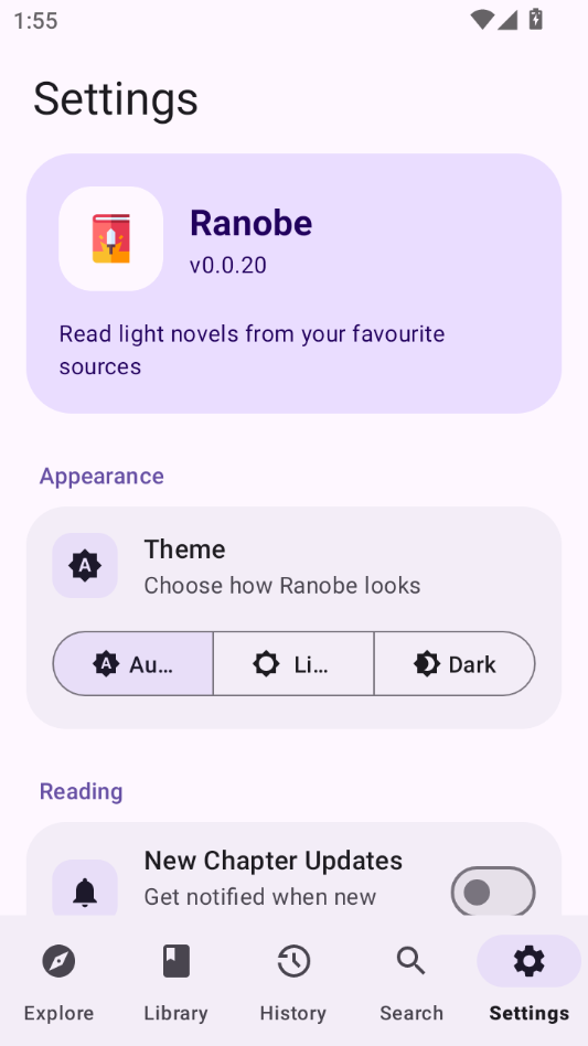 Ranobe(轻小说阅读器)v0.0.20 轻小说阅读 Ranobe(轻小说阅读器)v0.0.20 轻小说阅读
