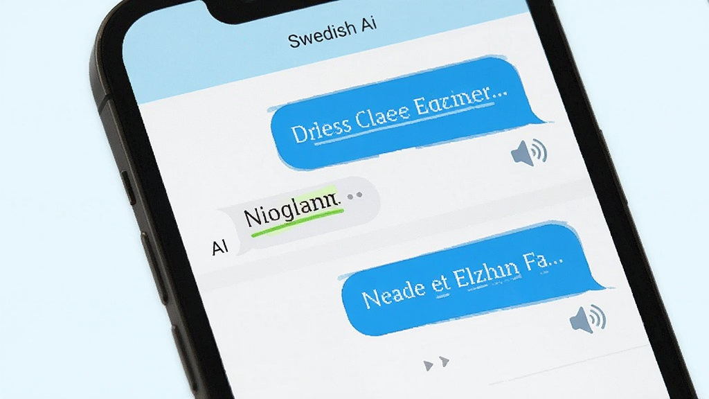 Swedish Ai AI�Ի���ϰ���棬����Ϊ�ֻ���Ļ��д����������ʾ�����Ի�������AI������ע����Ļ�Ϸ��С�Swedish Ai��С�ֱ�ʶ������Ϊ���·������������ǳɫ��ϸ�ڰ����﷨�����»�����С���ȷ���ͼ�꣬�����������ɾ����