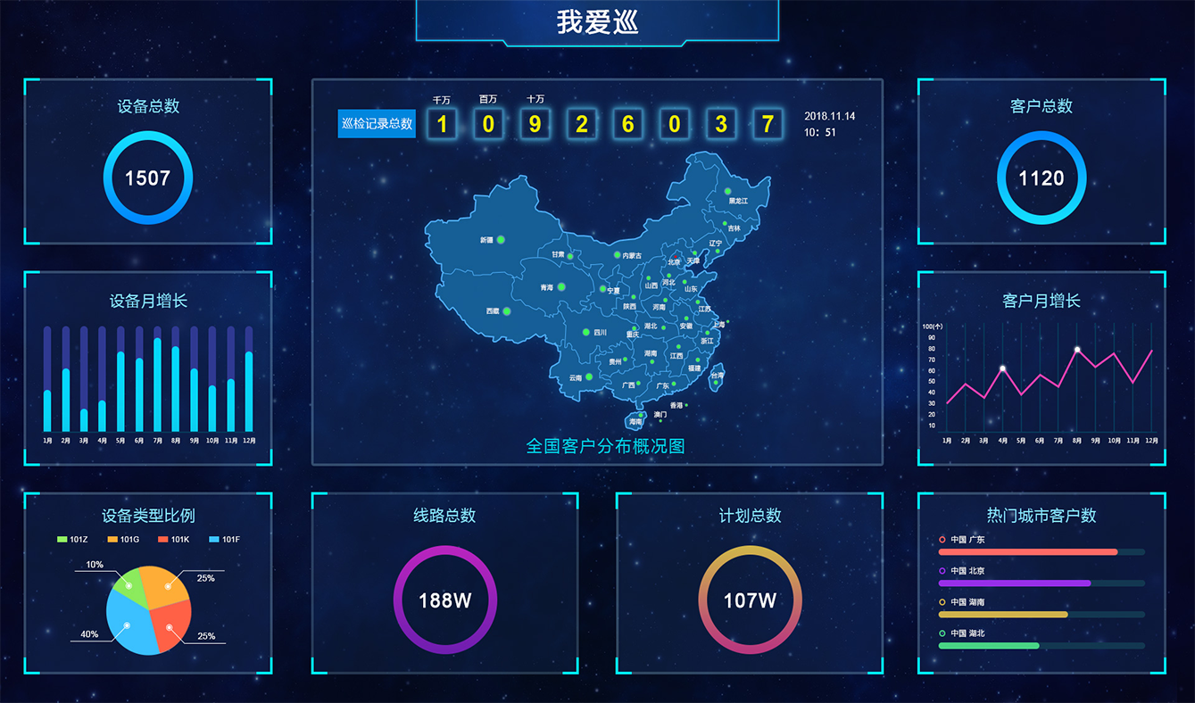 物慧云安卓版 巡检上报界面截图