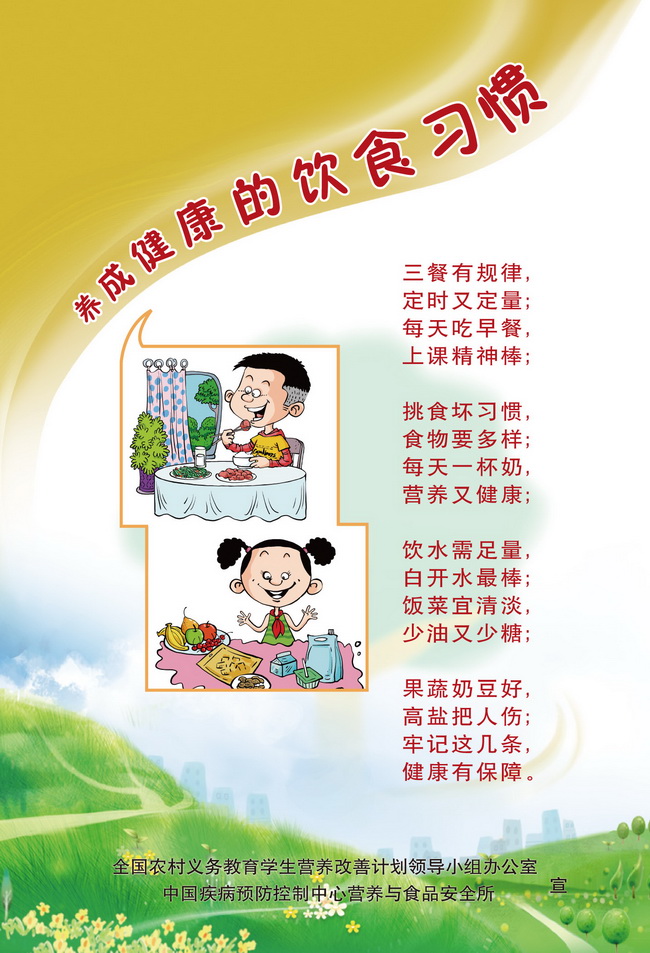我爱健康 健康饮食习惯 上班族 蔬菜 喝水 小习惯