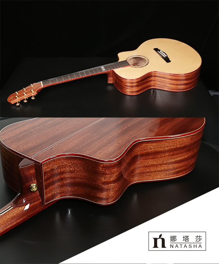 娜塔莎吉他Natasha Guitar入门选购全系列型号实拍图