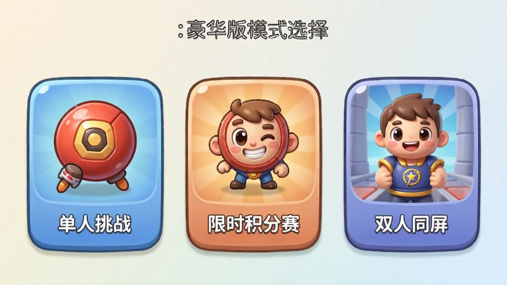 ������:������ģʽѡ����棬����ģʽ��Ƭ����չʾ���ֱ��ע������ս����ʱ��������˫��ͬ������Ƭ���Բ��ͨ������Ϊǳɫ���䣬����ɾ�������Ԫ��