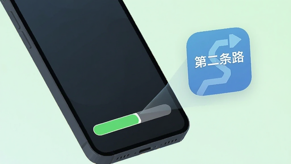 一部手机屏幕显示内存占用条处于低位,旁边漂浮着