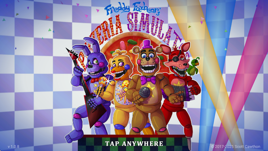 玩具熊的午夜后宫6手游最新版本下载安装(FNaF 6: Pizzeria Simulator)v1.0.8 官方版 玩具熊的午夜后宫6手游最新版本下载安装(FNaF 6: Pizzeria Simulator)v1.0.8 官方版