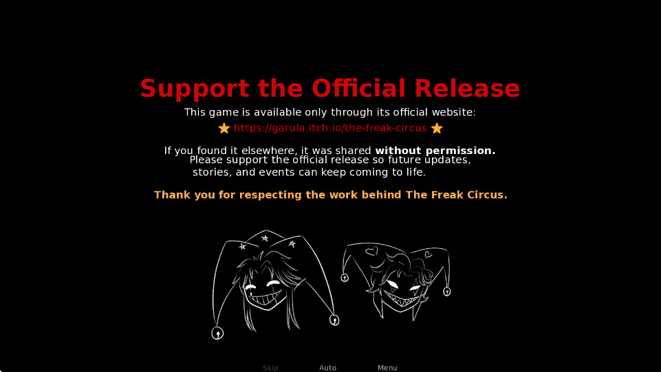 怪胎马戏团中文版下载安装(The Freak Circus)v0.2 最新版