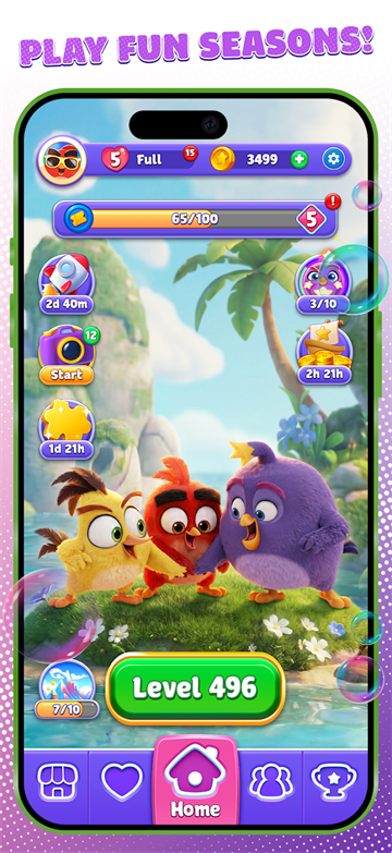 ��ŭ��С���λñ���ԭ��Angry Birds Dream Blast2.6.0 ��������