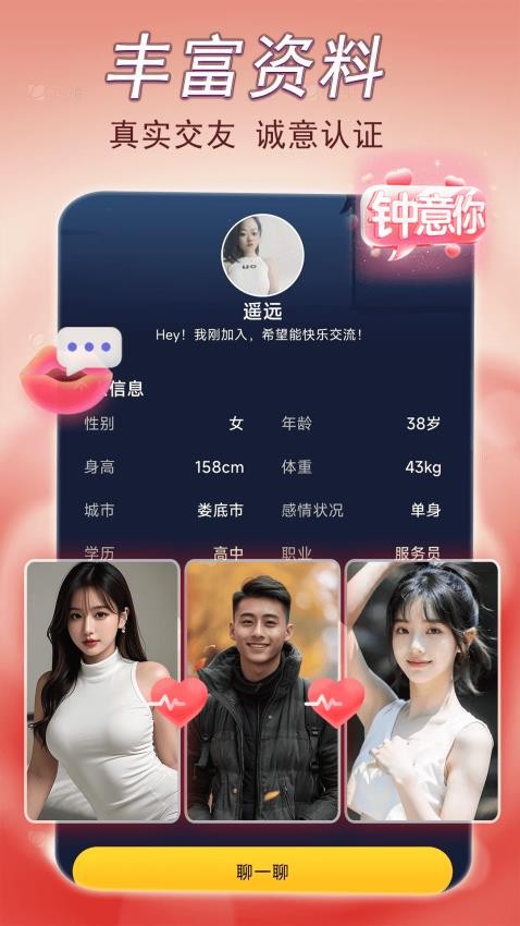 甜蜜聊 安卓版 亮点功能 截图