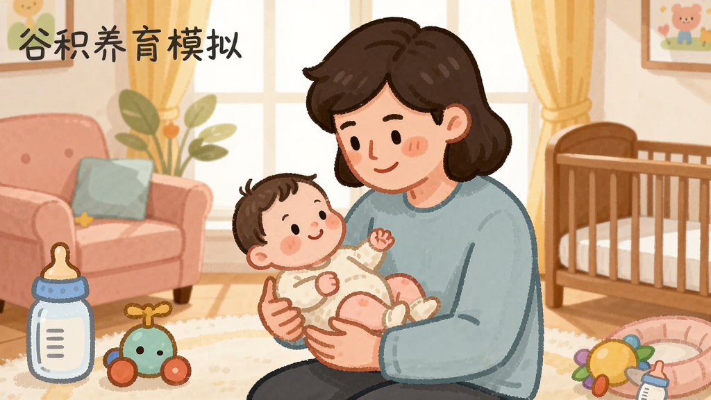 ��������չʾһλ���Ḹĸ��ɰ�Ӥ����ܰ�����ĳ�������Χ��������ƿ����ߡ�Ӥ����������Ԫ�أ�������������ů�Ŀ�����������ÿ�ͨ�ֻ���ɫ���������������������Ϊ���ģ�ϸ�ڷḻ�����������ɾ����޶���Ԫ�أ����ֱ�ע���Ȼ�����ģ�⡱