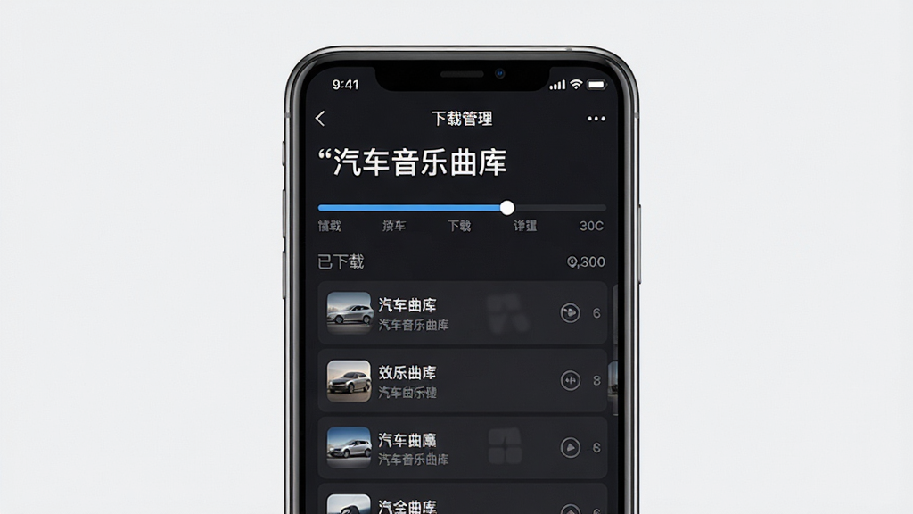 智能手机界面显示