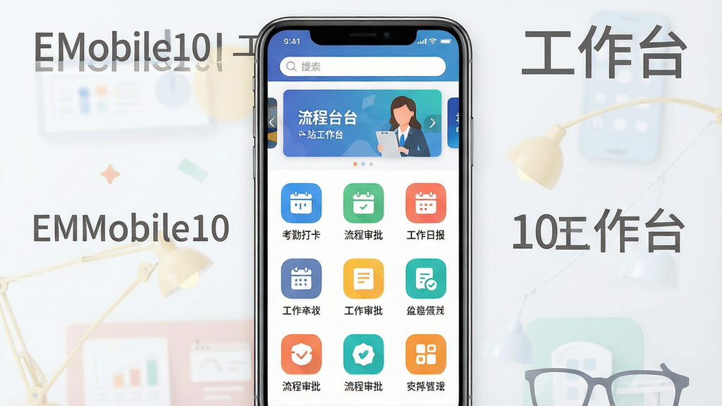 һ��չʾEMobile10һվʽ����̨���ܵ�ͼƬ���������ֻ������й���̨ҳ�棬���������������ֲ�ͼ���·��ǾŹ�����ͼ�꣬�������ڴ򿨡����������������ձ��ȡ����ֹ�����ͼ����ñ�ƽ����ƣ�ɫ�����������������ϸ��չʾͼ���·������ֱ�ǩ�����������������ɾ���ͼƬ�ϱ�ע��EMobile10����̨��������