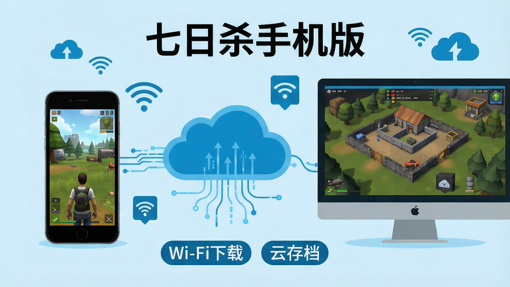���壺�ֻ�����Բ���չʾ����Ļ����ʾ��Ϸ���棬��Χ��Wi-Fiͼ�����ƴ浵���š����֣��ֻ�������࣬���������Ҳ࣬�м����ƶ����ӡ��Ű棺����������ñ��⡰����ɱ�ֻ��桱���ײ��С�Wi-Fi���ء��롰�ƴ浵����ǩ����񣺿Ƽ��б�ƽ����񣬱���ǳ��ɫ��������졣ϸ�ڣ��ֻ���Ļ��ʾ��Ϸ������������Ļ��ʾ���ؽ�����棬�ƶ������������������ʣ�����ʸ����񣬸ɾ��޶���Ԫ�ء�
