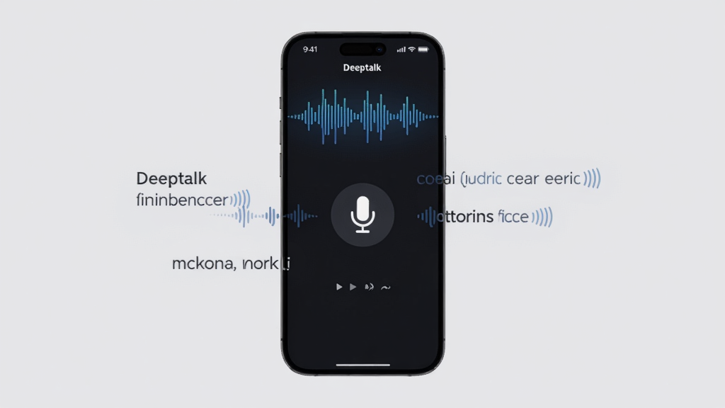 չʾDeeptalkȫ���������������������ֻ�������ʾ���ζ������м�����˷�ͼ�꣬��Χ������ת���ֵ�Ч��������Ϊǳ��ɫ�������Ƽ��У����ʸɾ����޶���Ԫ��