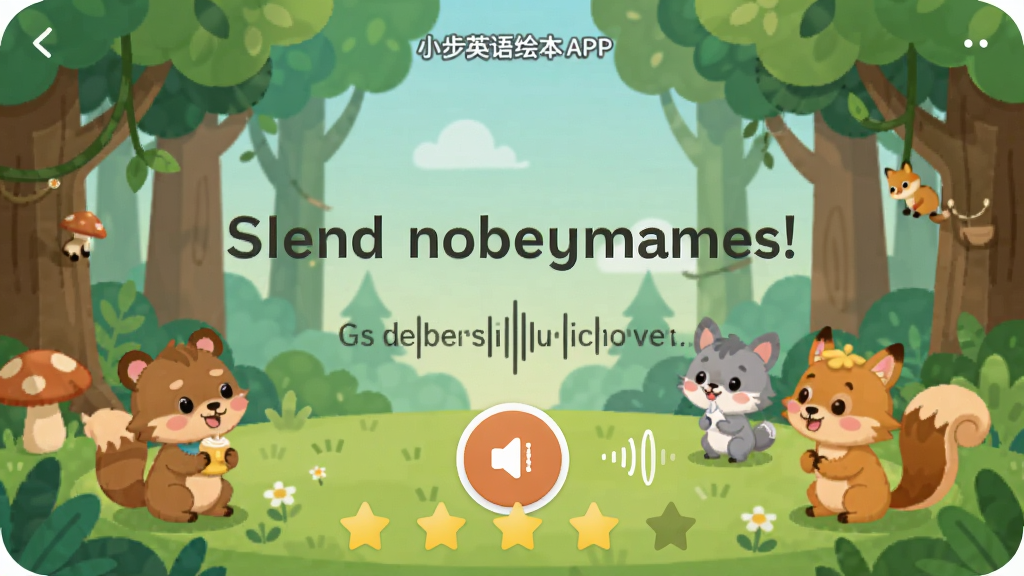 �����ǡ�С��Ӣ��汾��APP�ĸ������棬������ʾһ��Ӣ�ľ��ӣ��·���¼����ť���������ǣ������ǿ�ͨɭ�ֳ�������С���������������ֲ������½ṹ�����ɰ����ã�ϸ�ڰ���¼�����ζ���������ɾ����޶���Ԫ�أ����ʸ���