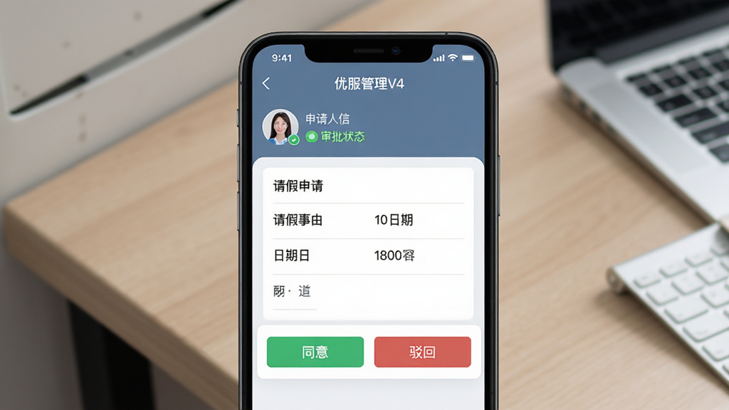 ���壺�ŷ�����V4���������棬չʾ������뵥��������ť�����֣��ֻ���Ļռ�����Ӿ����Ϸ�Ϊ��������Ϣ���м�Ϊ������ɺ����ڣ��·�Ϊ��ͬ�⡱�롰���ء���ť���Ű棺�����ֶ�����������������ťͻ������񣺼�Լ�ִ�������ɫ����ϸ�ڣ���Ļ����ʾ���ŷ�����V4�����⣬����״̬��ʶ����������Ϊ�칫��һ�ǡ����ʣ��ɾ��޶���Ԫ�أ�����ϸ�塣