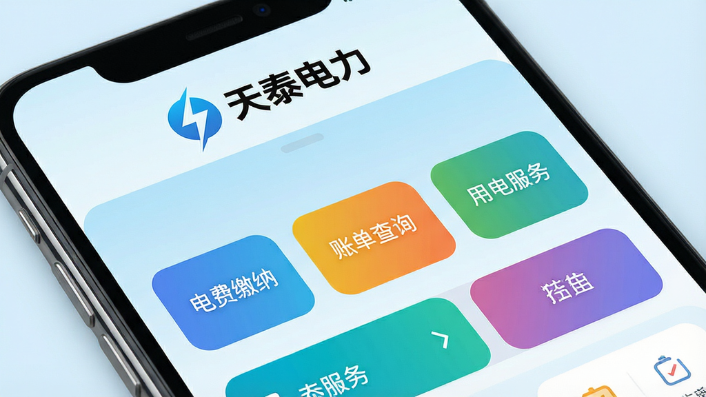 һ�������ֻ���Ļ��д����Ļ��չʾ��̩����APP�����棬�Ϸ���ʾ����̩������Ʒ�Ʊ�ʶ����ɫ����ͼ�꣬�������������С���ѽ��ɡ������˵���ѯ�������õ���񡱵Ȳ�ɫ���ܰ�ť������Ϊ����ǳ�����䣬���岼�ָɾ����ִ���ֱ�ۣ����ʸ��壬�޶���Ԫ��