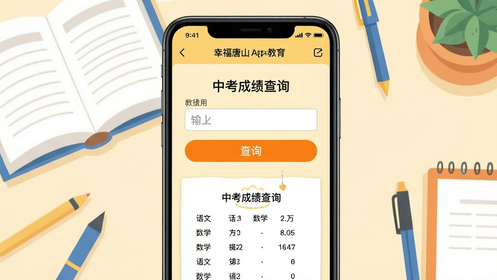 ���壺�Ҹ���ɽApp������ѯ���棬��ʾ���п��ɼ���ѯ��ҳ�棬���������Ͳ�ѯ��ť���·�չʾ�ɼ�����ʽ�����֣��ֻ���Ļ�������棬����Ϊ�鱾���ľߵı�ƽ�廭���Ű棺�������У���ťɫ����Ŀ�������ࡣ��񣺽���ѧϰ�磬ɫ���Ե���ɫ�Ͱ�ɫΪ����ϸ�ڣ��ɼ�������ʾ�����ġ�������ѧ���ȿ�Ŀ���������ʣ���Ⱦ�������ɾ��޶���Ԫ�ء�