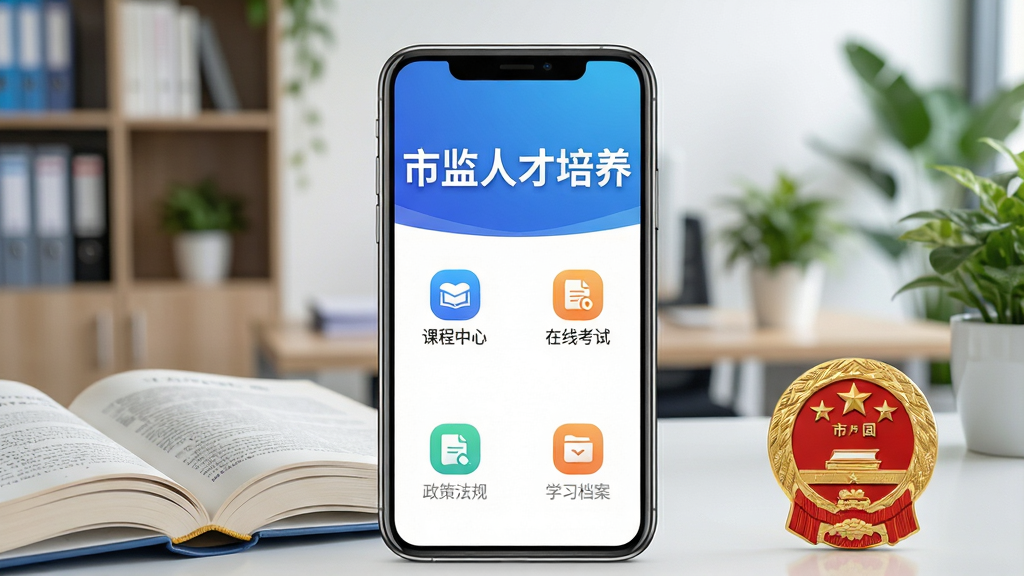��������Ϊ�ֻ���Ļչʾ���м��˲�������APP�����棬���涥����ʾ��ɫ������������ϰ�ɫ���֡��м��˲����������·���������Ĺ���ͼ�꣺�γ����ġ����߿��ԡ����߷��桢ѧϰ�������ֻ�������һ��������רҵ�鼮���Ҳ���һö��ɫ���ջ��¡�����Ϊ�黯���ִ��칫�ң���ܺ���ֲ��׺�����岼��ƽ�⣬���дʵ������ϸ�����������ʸɾ����޶���Ԫ�ء�