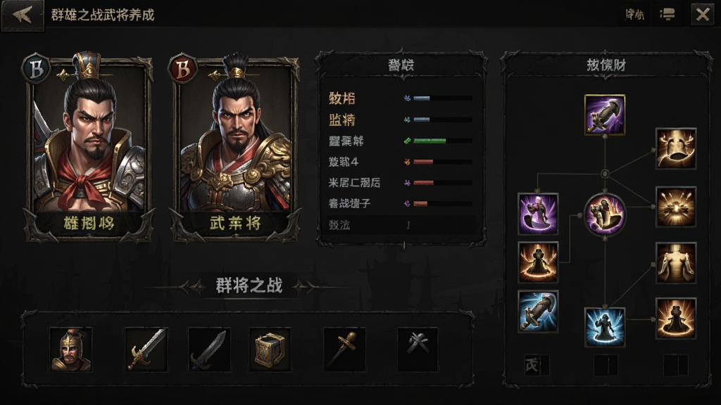 Ⱥ��֮ս�佫���ɽ��棬�佫�������棬������壬װ�����������������ڷ��UI��������������ɫ���澫�������廭�ʣ��ɾ��޶���Ԫ��