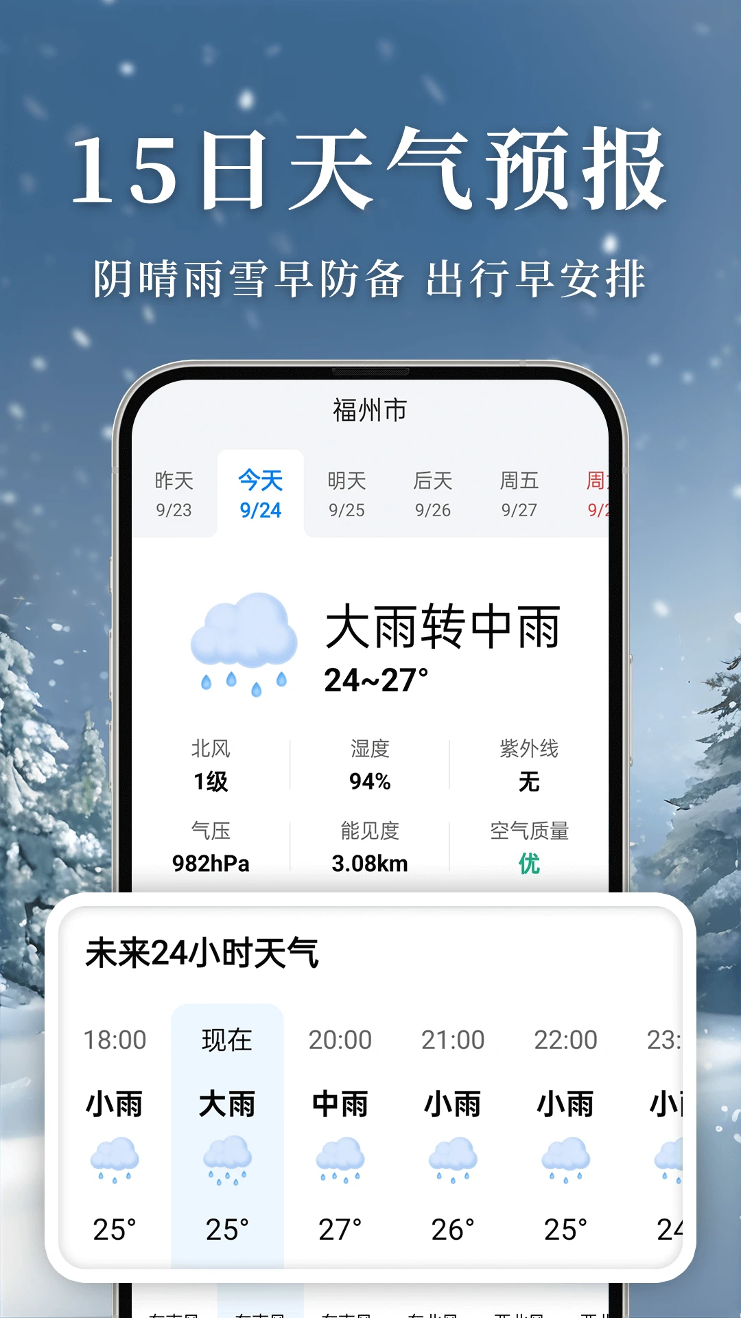 准雨天气8.4.6 精准天气预报