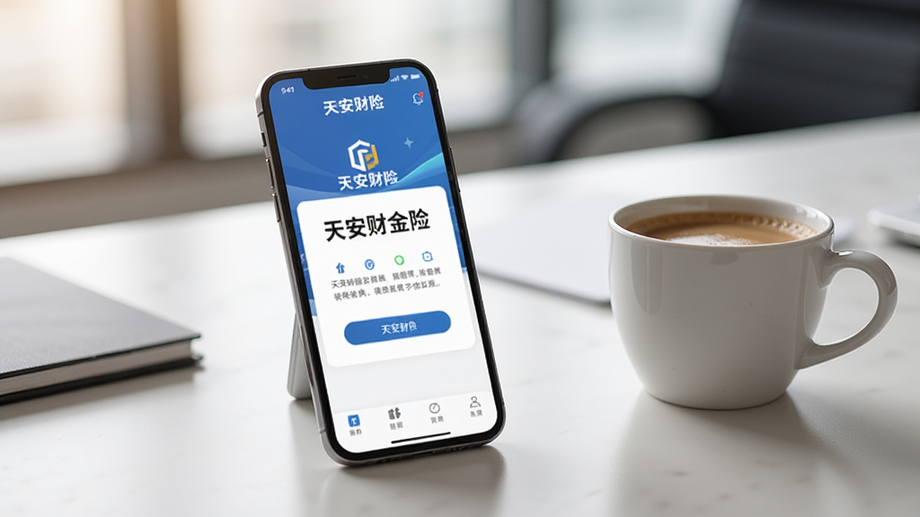 һ��չʾ�찲����APP��װ��ʹ�ó�����ͼƬ������Ϊ����칫���Ϸ���һ���ֻ���һ�����ȣ��ֻ���Ļ��ʾ�찲����APP�Ļ�ӭҳ�棬�����黯���������������Ȼ���������������У�ǿ���ƶ��˲����ı���ԣ����ʸ���ϸ�壬�޶�������