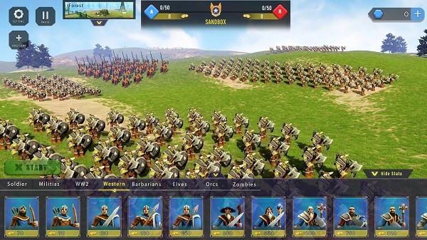 史诗级战争模拟器最新安卓版(Epic Battle Simulator)手机画质设置与帧数优化技巧