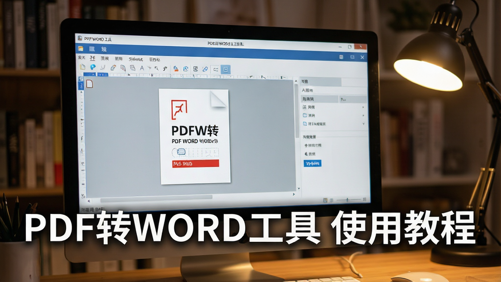 һ�����������еĵ�����Ļ��д����Ļ����ʾPDFתWORD���ߵ������棬���ڴ���һ���ļ���������ˬ���࣬�������鷿������ůɫ�ƹ⣬���дʵ��ϸ��չʾ����������������̣����ʸ��壬�޶���Ԫ�أ����ֱ�ע��PDFתWORD���� ʹ�ý̡̳�