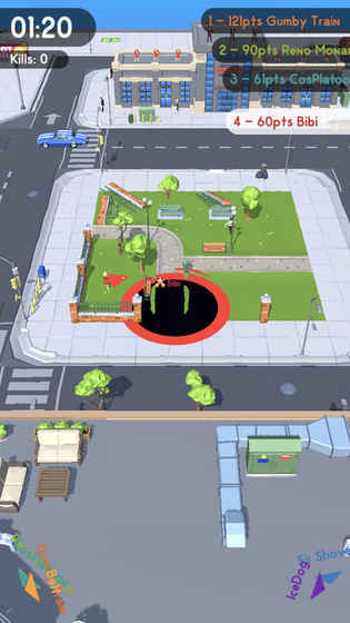 �����Է�����Ϸ�������°棨Hole.io��