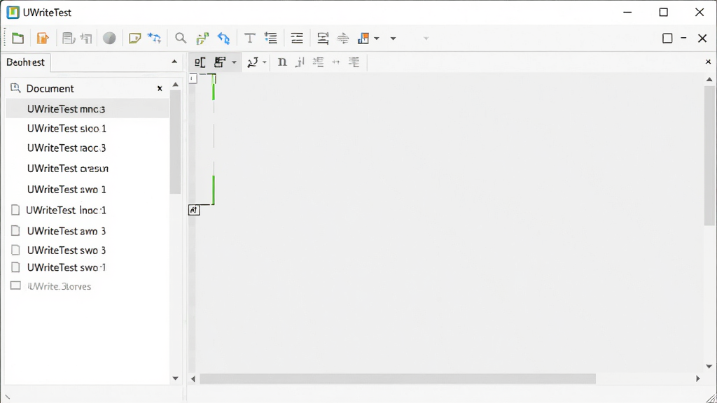 һ��չʾUWriteTest����������ĸ����ͼ��������ü���ǳɫ���⣬���Ϊ�ĵ��б����Ҳ�Ϊ�༭���򣬶����й����������岼������������ִ������ʸɾ����޶���Ԫ�أ����ֱ�ע��UWriteTest��