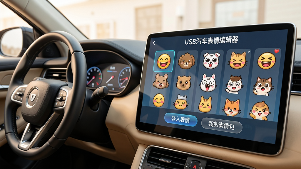 ���壺һ���ִ��������пش�����д����Ļ��չʾ��USB��������༭���������棬�����������Ÿ��ֿɰ�����ֵı���ͼ�ꡣ���֣��������Ϊ��ʻ��һ�ǣ��Ҳ�Ϊ�п���Ļ����Ļ����ռ���Ӿ����ġ��Ű棺��Ļ����������ʾ��USB��������༭�����������·��С�������顱�����ҵı�������Ȱ�ť����񣺿Ƽ���������н�ϣ�ɫ��������ܰ��ϸ�ڣ���Ļ�ϵı���ͼ��������Ȥ����Ц���������ͨ����ȣ������̺�����ϸ�������ɼ������ʣ�8K�����壬�ɾ����޶���Ԫ�ء�