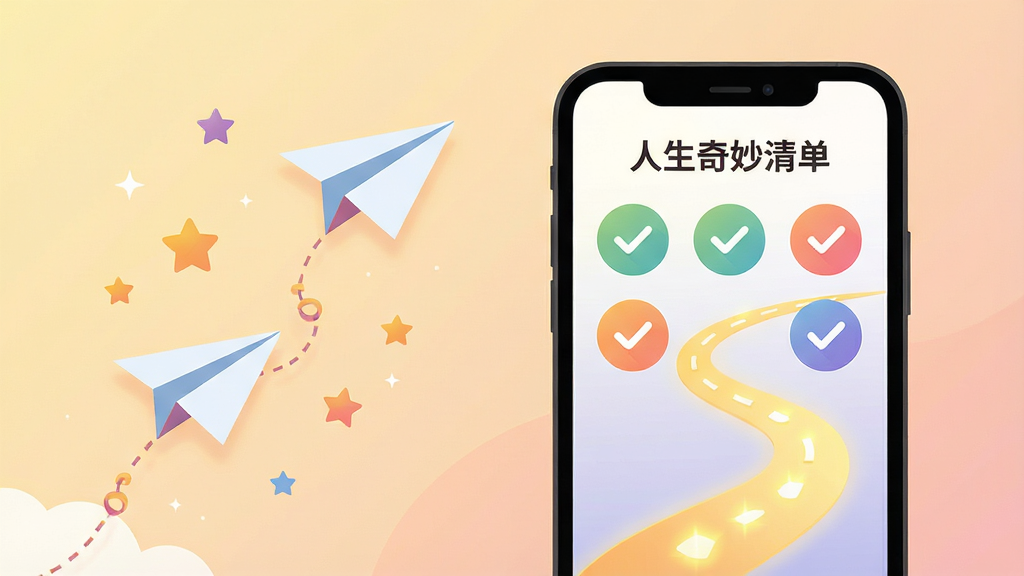 ���壺һ��������Ļ�������ֻ�����Ļ����չʾ�����������嵥��APP�������棬��������ɫ���ͷ׵�Բ������ͼ���һ����������С�������֣��ֻ�λ�ڻ�������ƫ�ң�������״�Ư���Ŵ��������ֽ�ɻ�������Ԫ�ء��Ű棺�ֻ���Ļ���������ɱ棬ͼ�����д������¡���񣺱�ƽ��ʸ���廭���ɫ��������ů������Ϊ��͵Ľ���ɫ��ϸ�ڣ���Ļ����ʾ�����������嵥������������ͼ���ϴ��жԹ��������Χ�������ϡ����ʣ����壬�ɾ����޶���Ԫ�ء�