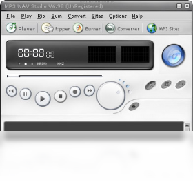 MP3 WAV Studio 安卓版 操作界面