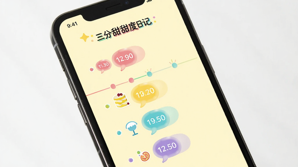 ����������ռǽ��棬�ֻ���Ļ��ʾ��ɫʱ���ᣬ��ͬ��ȵȼ��ò�ͬ��ɫ������ͼ���ʾ������Ϊ����ɫ������Լ���������ʸɾ����޶���Ԫ��