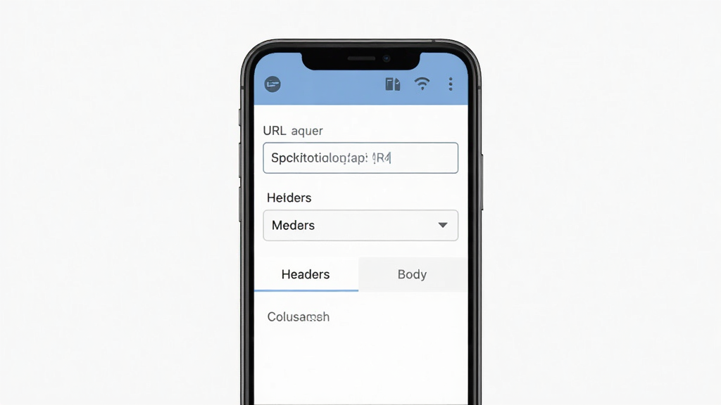 չʾ���API����༭���棬����Ϊ�ֻ��������棬����URL��������󷽷������˵���Headers��Body��ǩҳ�����ּ�࣬�Ű�����������ƽ����ϸ�ڵ�λ�����ʸߣ��ɾ��޶���Ԫ��