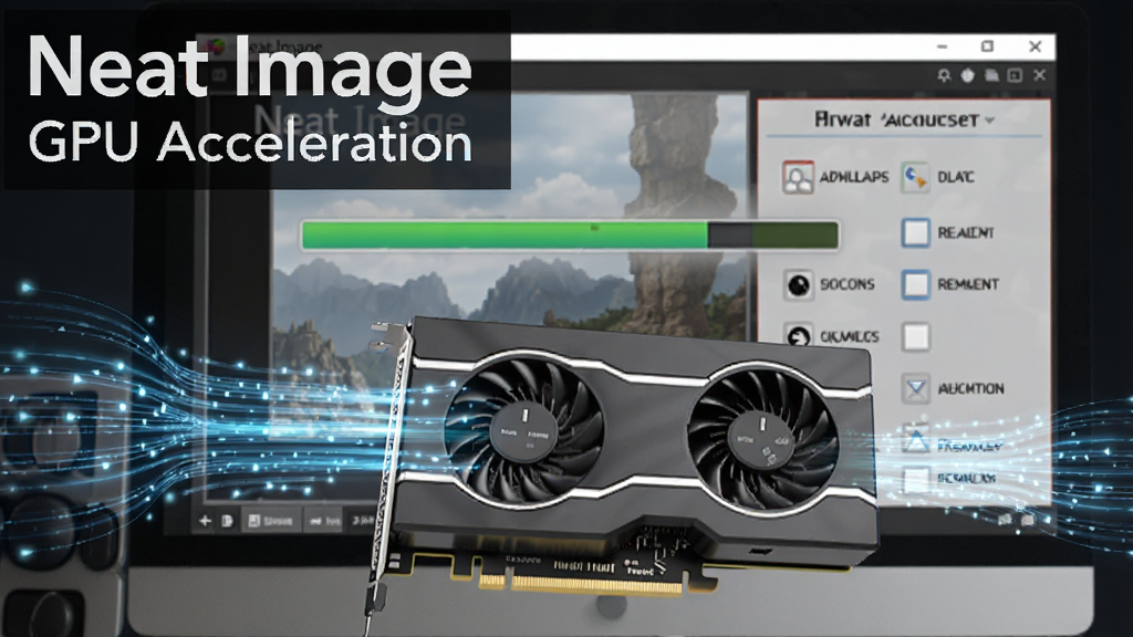 һ��չʾNeat Image����GPU���ٹ��ܵĽ���ͼƬ������Ϊ������Ļ��ʾ������������Ӳ������ѡ�ǰ��Ϊһ������Կ������������Ĺ�Ч���������ϽǱ�ע��Neat Image���롰GPU Acceleration������������ִ��Ƽ��У������������޶���Ԫ��