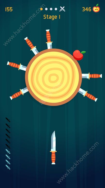 �ɵ���ս�޹�����°�׿�棨Knife Hit��