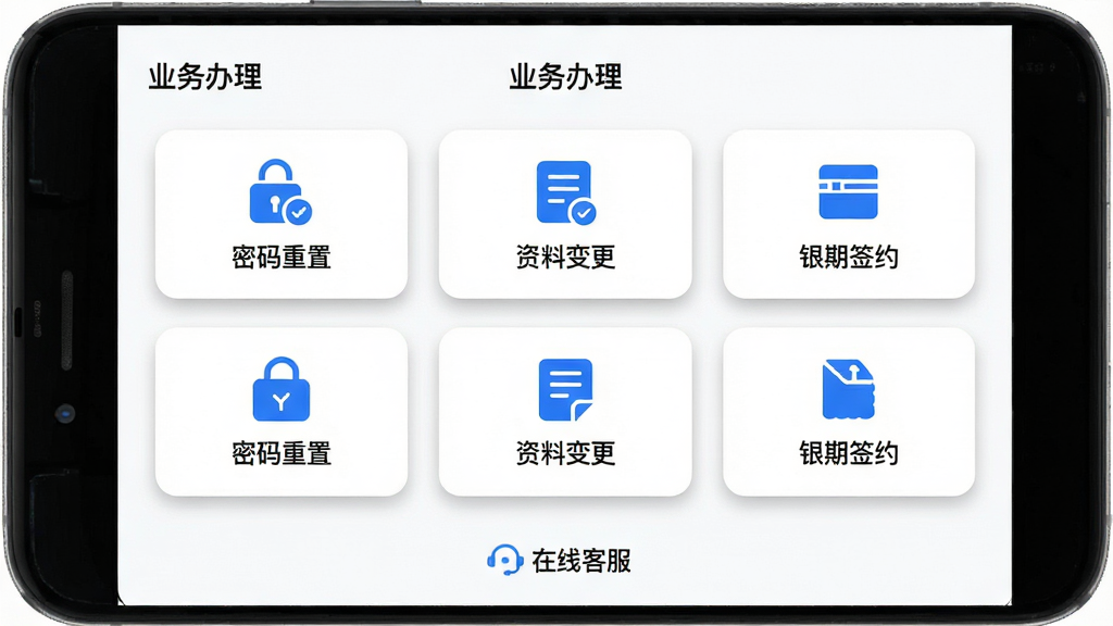 ���壺����ڻ�e����APPҵ��������棬չʾ���������á������ϱ����������ǩԼ���ȹ��ܿ�Ƭ�����֣�����״���й��ܿ�Ƭ��ÿ�ſ�Ƭ��ͼ������ơ��Ű棺�������򣬿�ƬԲ�Ǵ���Ӱ����񣺼���ִ�����ɫ����������ɫͼ�ꡣϸ�ڣ���Ƭ�ϱ�ע��ҵ����������⣬�ײ��С����߿ͷ�����ڡ����ʣ����壬�ɾ����޶���Ԫ�ء�