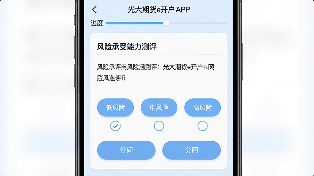 ���壺����ڻ�e����APP���ղ���ҳ�棬��ʾ�ʾ���Ŀ��ѡ�ť�����֣��ֻ��������棬�����н��������м�Ϊ��Ŀ���ײ�Ϊѡ��Ű棺�����׶���ѡ�ťԲ����ơ����רҵ�Ͻ���ǳ��������ϸ�ڣ������ע�����ճ�������������������ѡ��������ͷ��ա����з��ա����߷��ա��ȡ����ʣ����壬�ɾ����޶���Ԫ�ء�