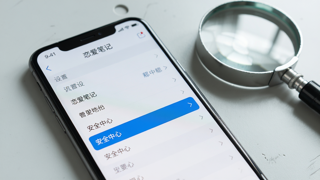主体为手机屏幕特写,屏幕显示