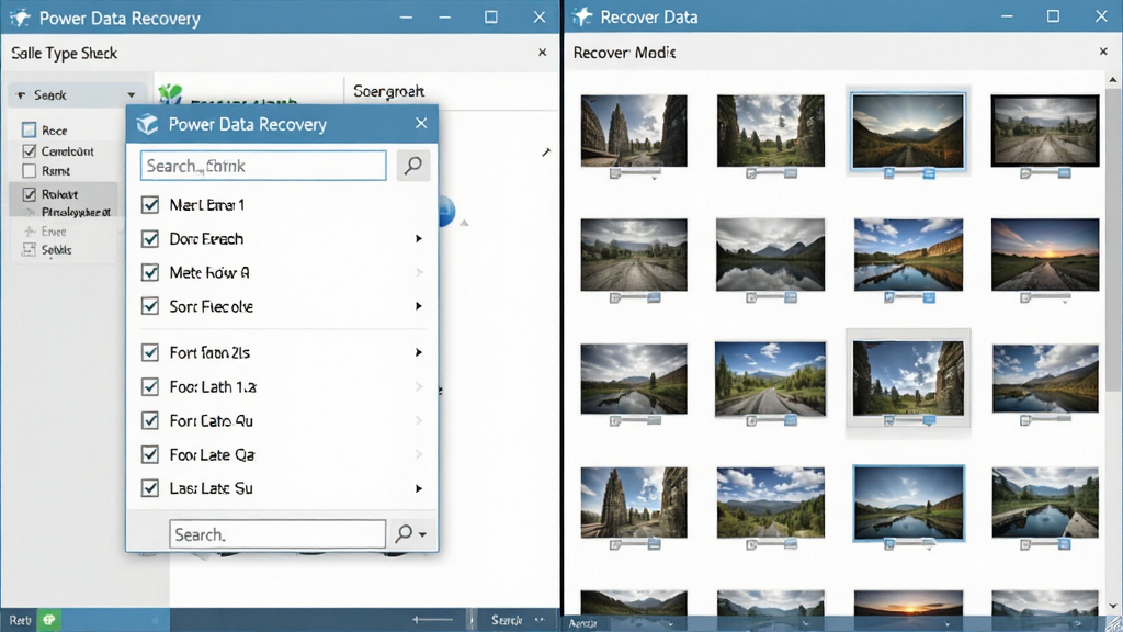 һ�������ԱȲ�ͼ�����Ϊ��Power Data Recovery�������ļ�����ɸѡ�˵����Ҳ�Ϊ�ָ�����ͼƬ����ͼ��������Ϊ�����������棬�������ҶԳƣ��Ű�����������ˬ������ϸ���и�ѡ���������򣬻��ʸɾ����޶���Ԫ��