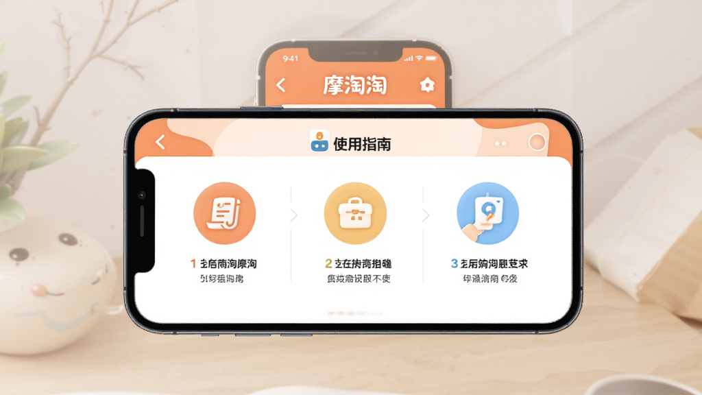 ���壺�ֻ�������ʾĦ����APP�ġ�ʹ��ָ�ϡ�ҳ�棬�в���ͼ�ꣻ���֣��ֻ����У�������У��Ű棺������������񣺼�Լ�廭�磻ϸ�ڣ�ͼ��Բ�󣻻��ʣ����壬�ɾ����޶���Ԫ��