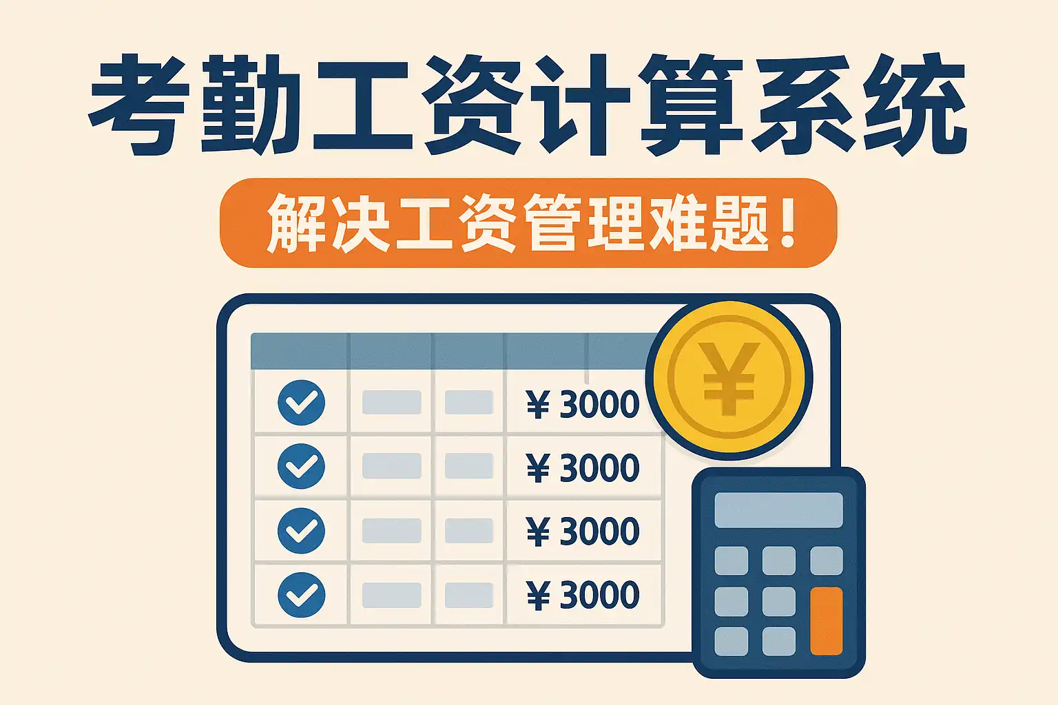 记工888考勤统计工资计算功能展示