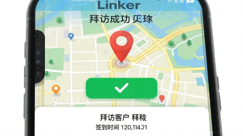 һ��Linker�ݷ�ǩ���ɹ�ҳ���ʾ��ͼ����ͼ����ʾ��ǰλ�õĺ�ɫ��λͼ�꣬ǩ����ť����ɫ�Թ�״̬��ҳ��ײ��аݷÿͻ����ƺ�ǩ��ʱ�䣬����������������ɫ�ʱ��Ͷȸߣ�����ϸ�壬������Ԫ��