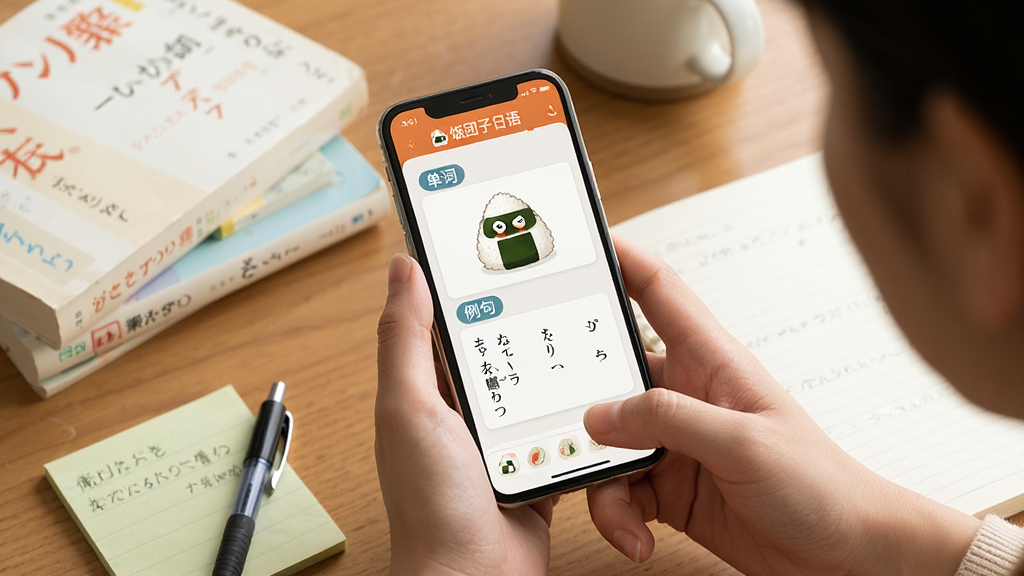 ���壺����������App���ֻ��ϵ�ʹ�ó�����һ��������ʹ���ֻ�ѧϰ�����Ļ��ʾ���ʿ�Ƭ�����֣��ֻ�λ�ڻ������룬��Χ�������鼮�ͱʼǱ�������Ϊ�������Ű棺�ֻ���Ļ���ݳ��ϣ������ɼ������ʡ��͡����䡱���������дʵ����磬������Ȼ��ɫ����ů��ϸ�ڣ��ֻ���Ļ���С���������������������бʺͱ�ǩ�����ʸɾ����޶���Ԫ�ء�