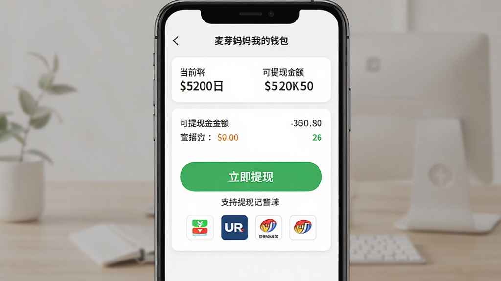 ��ѿ���衰�ҵ�Ǯ�������棬��ʾ��ǰ�������ֽ���Լ�������ּ�¼��ҳ�������С��������֡�����ɫ��ť���·���ע֧�ֵ�֧��ƽ̨ͼ�ꡣ���屳��Ϊ��ɫ����Ƭʽ��ƣ���Ϣ���������ǿ����ȫ�ɿ������ʸ��壬�޶���Ԫ�ء�
